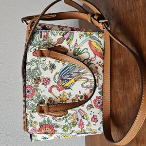 Tory Burch Paradise Bird Emerson Crossbody Bag